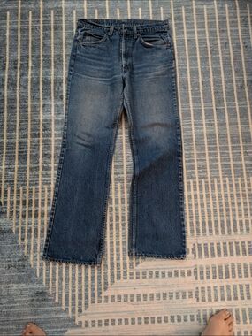 Levi's Men's Dark Blue Bootcut Jeans